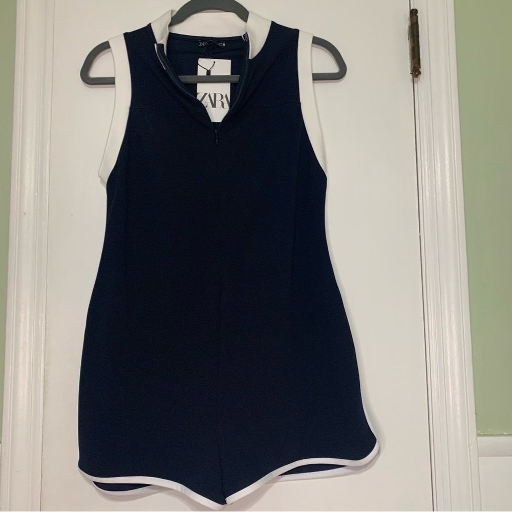 Zara sleeveless jumpsuit size large